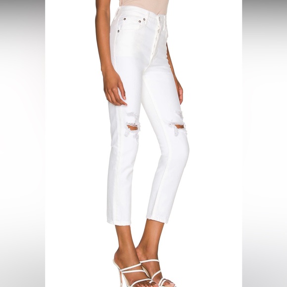 NWT AGOLDE Riley High-rise Strigh Crop/ size 30 - Picture 3 of 9